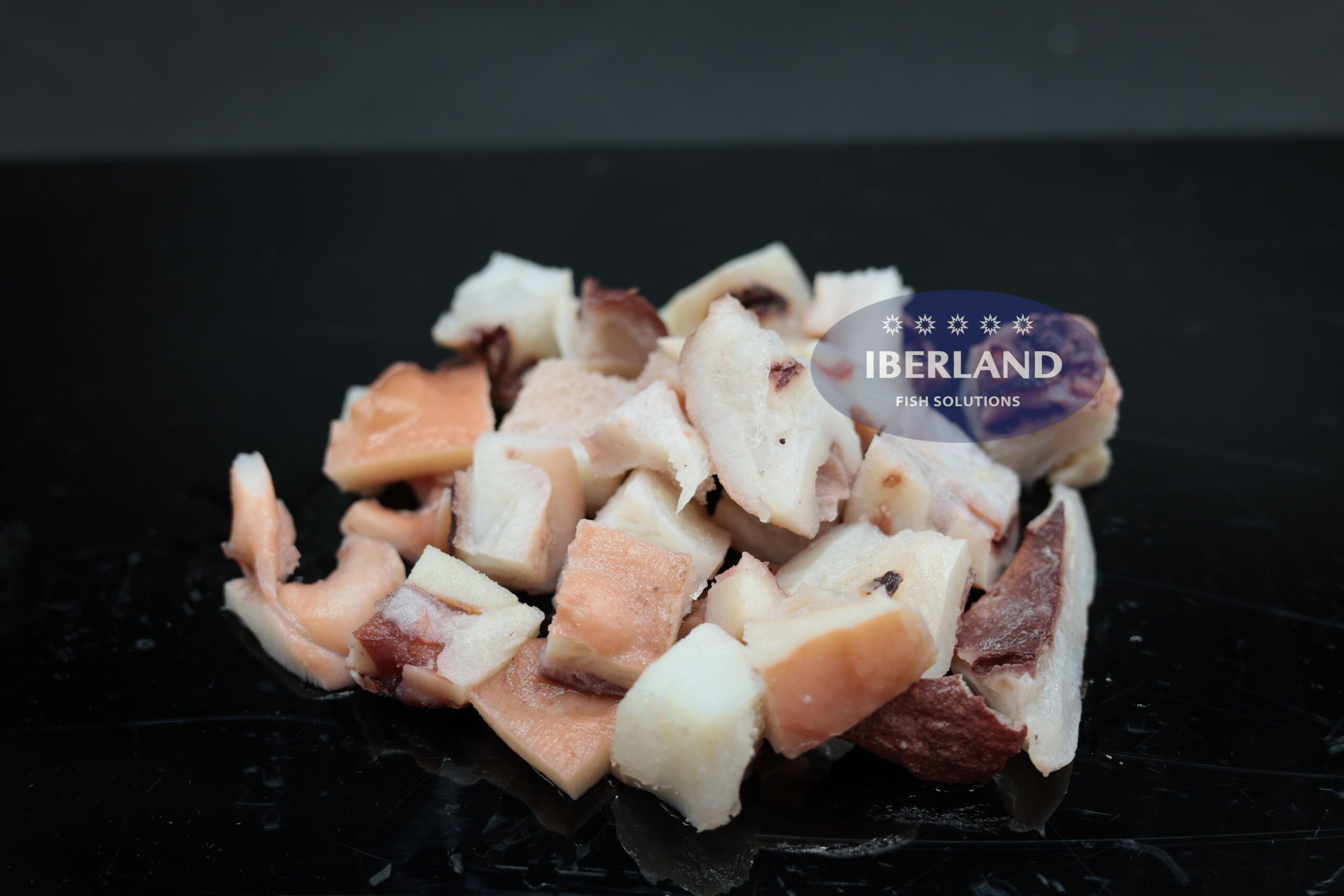 Cabezas troceadas de Pulpo cocido IQF
